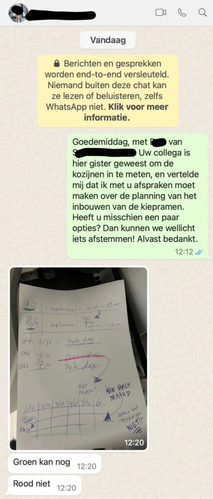 medewerker van een klusbedrijf