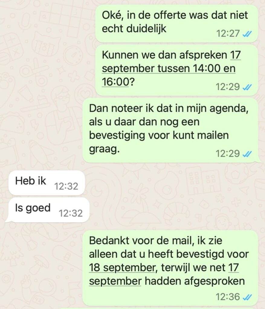 medewerker van een klusbedrijf