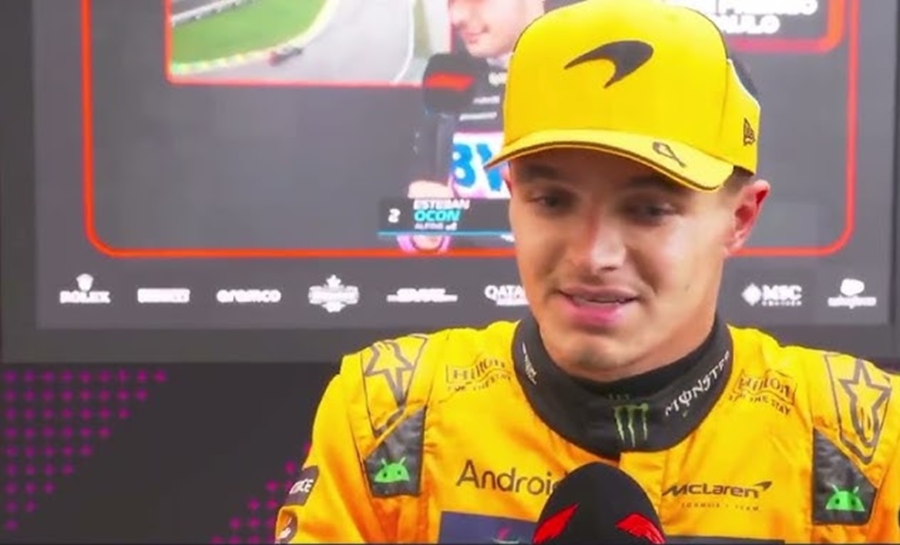 Lando Norris sneert naar Max na GP van Brazilië 'Geen talent, gewoon geluk'