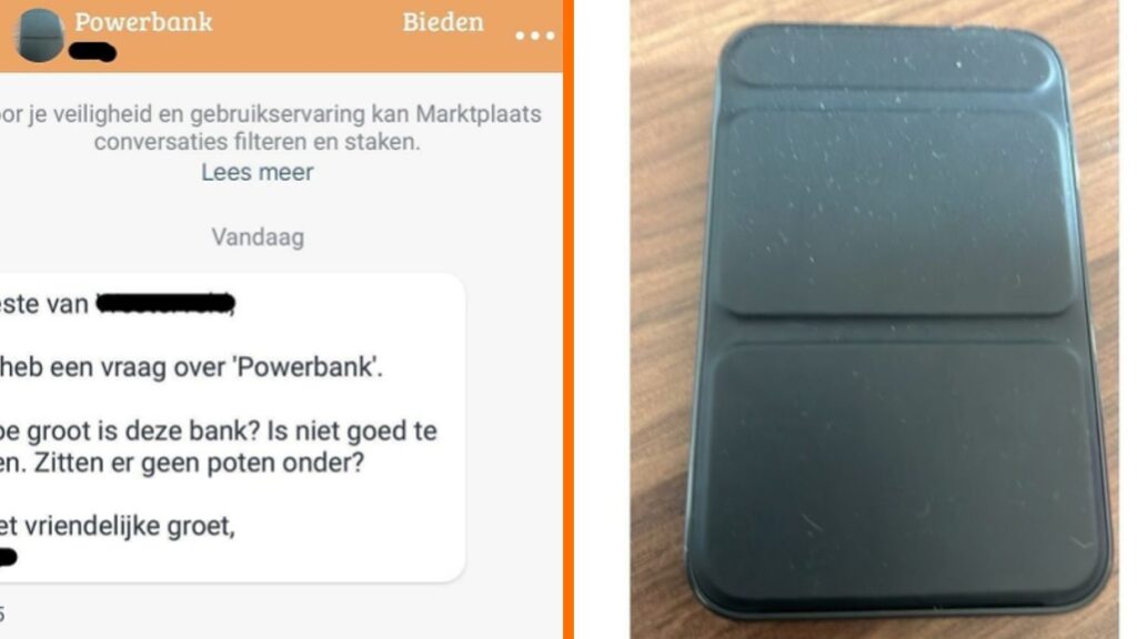 een powerbank op Marktplaats