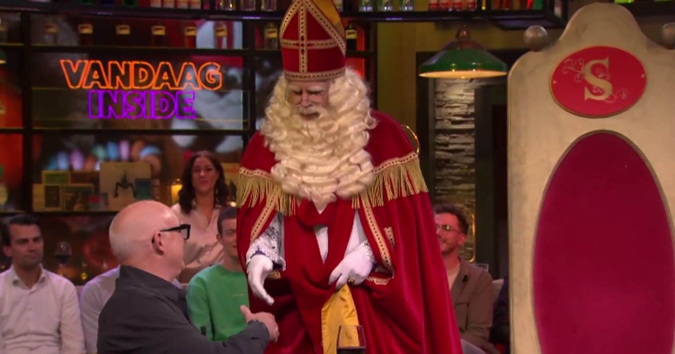 Sinterklaas op Fatbike zet Vandaag Inside helemaal op z'n kop!