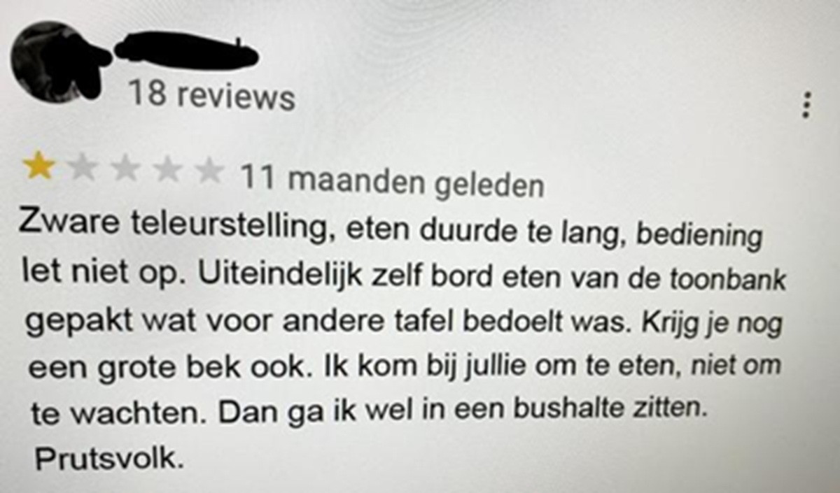Hier weer 11 mensen die denken dat ze belangrijker zijn dan de rest