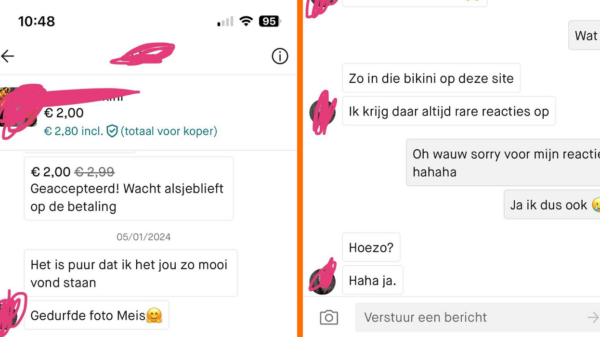 Dame zet bikini foto's op Vinted maar dat had ze beter maar niet kunnen doen (Beeld)