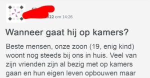 Hoe krijg ik mijn volwassen zoon het huis uit?