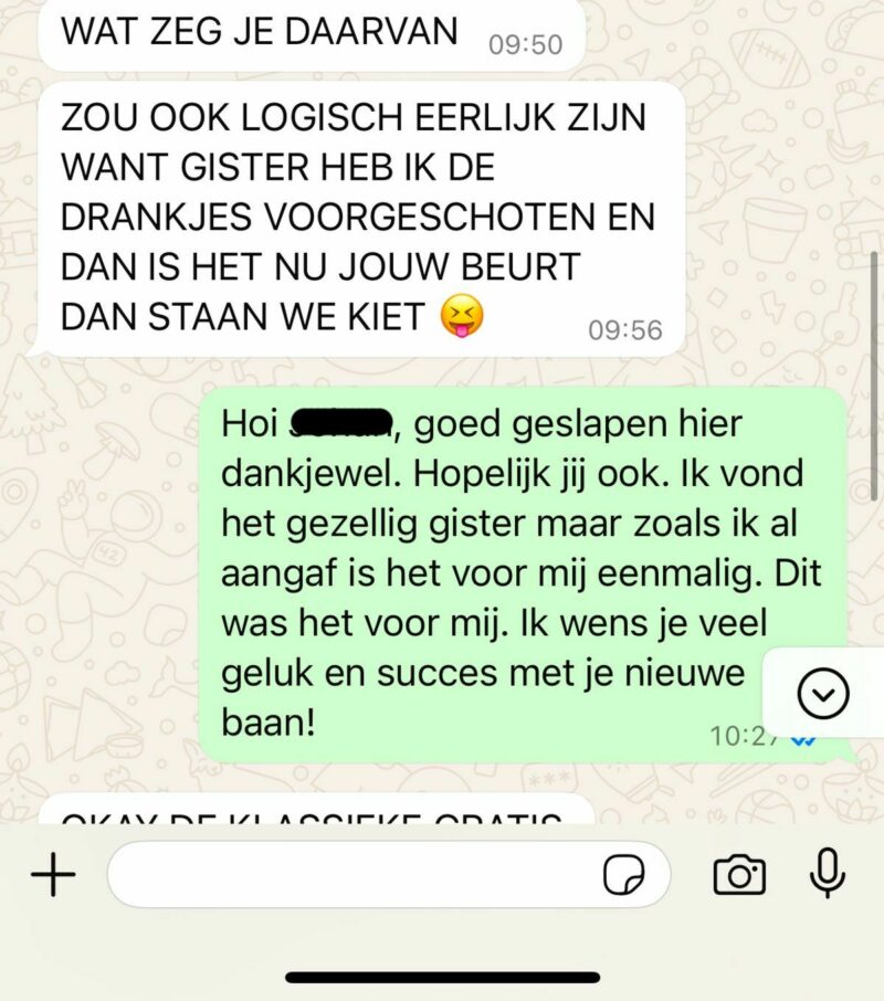 Tinder date drankjes