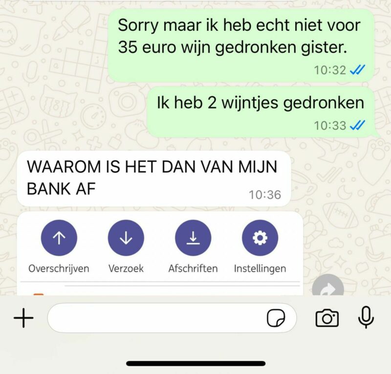 Tinder date gesprek
