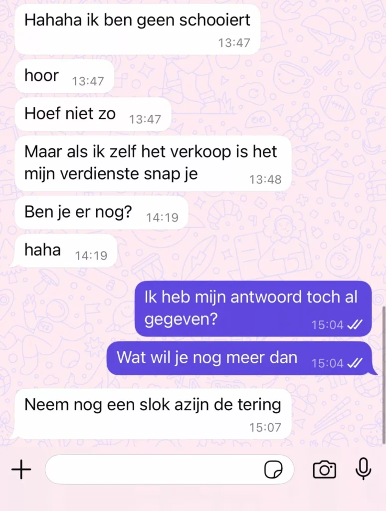 krap bij kas