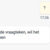 Marktplaats gesprek