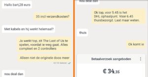 Gesprek over Marktplaats Playstation dat uitloopt op ruzie eindigt verrassend genoeg tóch in deal
