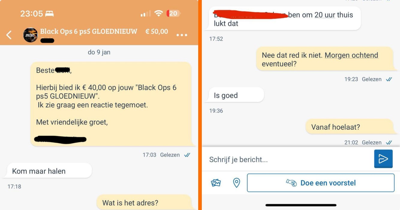 Marktplaats-onderhandeling over Playstationspel neemt bizarre wending: 'Ik ga aangifte doen!'