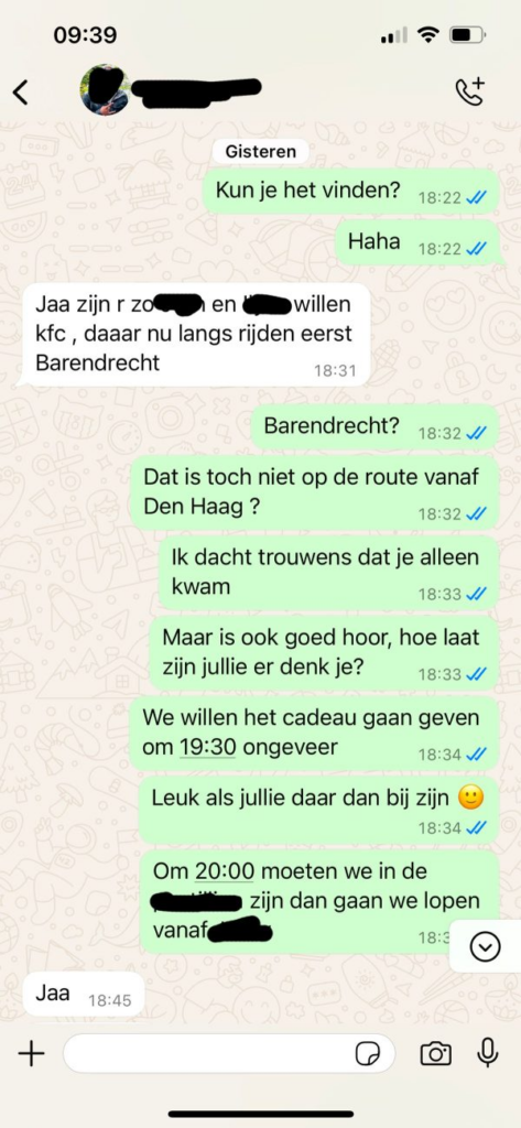 afmeld excuus
