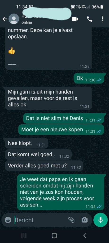 Whatsapp oplichter terugpakken