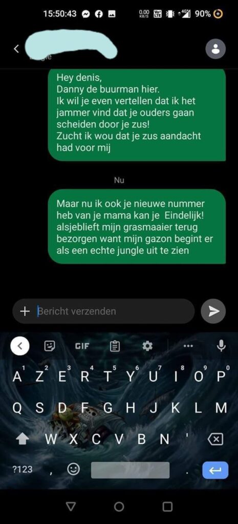 Whatsapp oplichter terugpakken