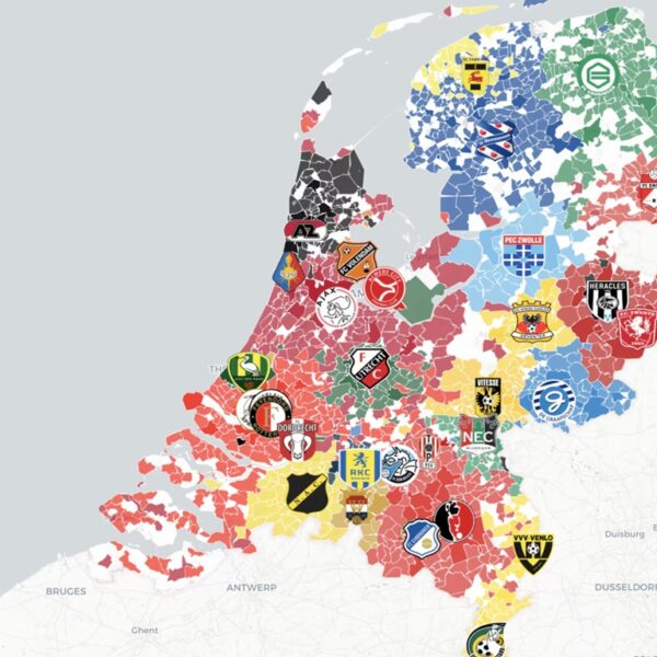 welke club heeft de meeste fans in nederland