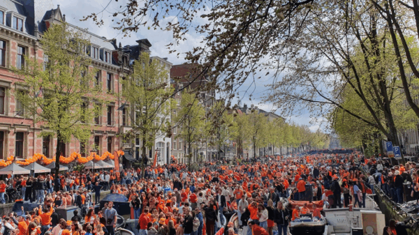 Koningsdag in Amsterdam