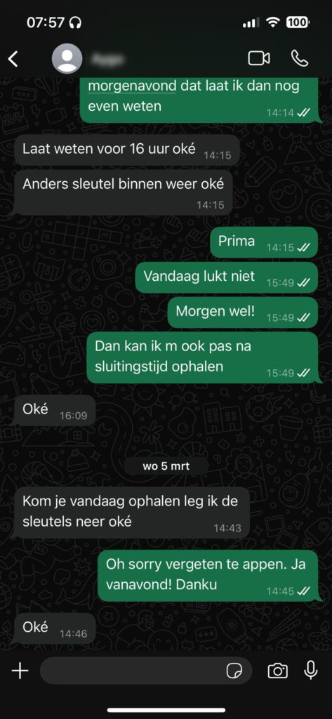 Gast heeft nogal vreemd gesprek met garagemonteur die obsessie heeft voor het woordje 'oké'