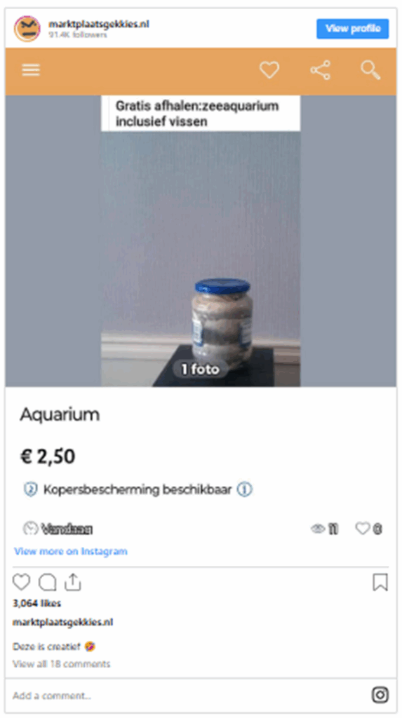 Marktplaatsgekkies