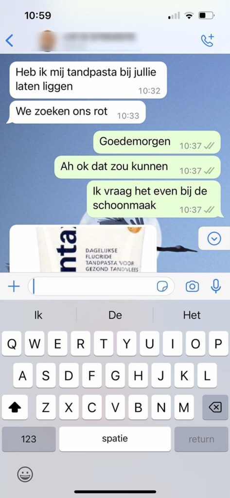 B&B-bezoeker woest om weggegooide lege Tandpasta: 'Daar haalde ik nog 6 poetsbeurten'