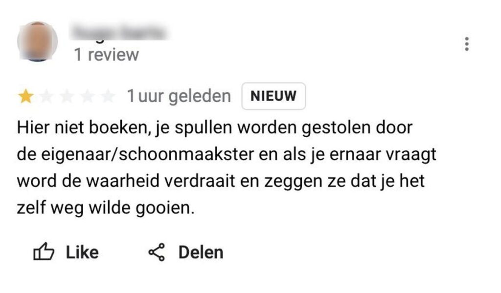 B&B-bezoeker woest om weggegooide lege Tandpasta: 'Daar haalde ik nog 6 poetsbeurten'