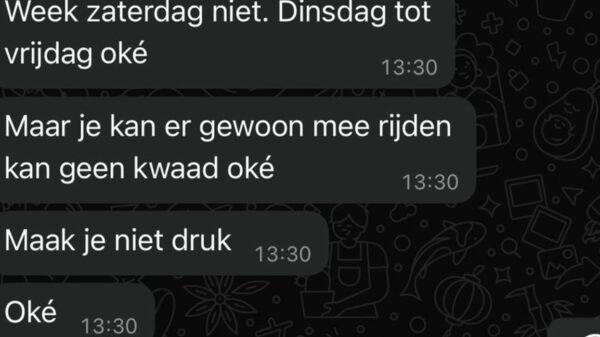 Gast heeft nogal vreemd gesprek met garagemonteur die obsessie heeft voor het woordje 'oké'