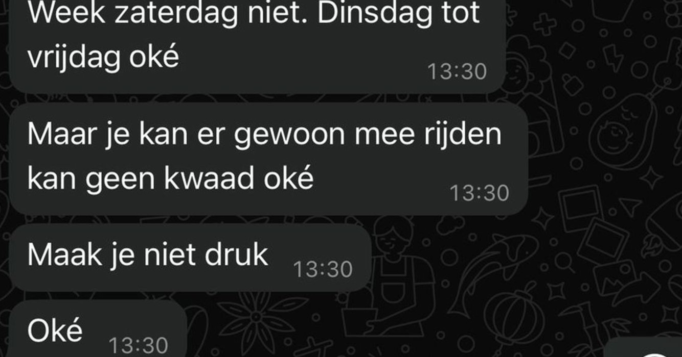 Gast heeft nogal vreemd gesprek met garagemonteur die obsessie heeft voor het woordje 'oké'