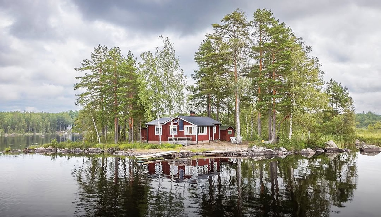 prive-eiland Zweden
