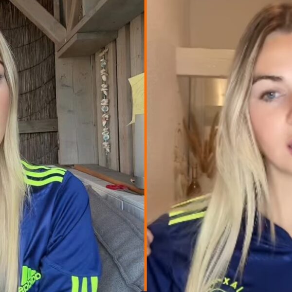 blonde Ajax fan