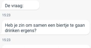 Gast die denkt dat Marktplaats Tinder is wordt ineens boos wanneer dame geen interesse heeft