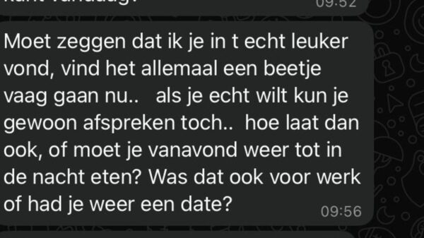 Gast stuurt bizarre monoloog nadat hij wordt afgepoeierd na één Breeze date