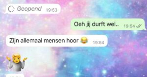 Gast op Tinder deelt uit het niets foto van tampeloeres en kan date vergeten