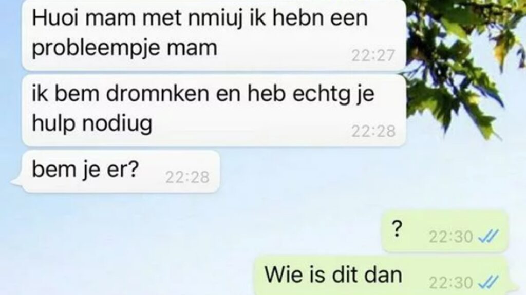 whatsapp oplichter