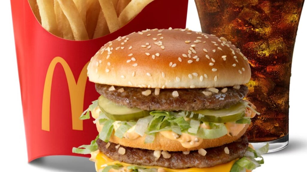 hoe duur is een Big Mac menu