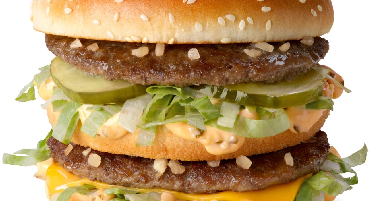 hoe duur is een Big Mac menu; Big Mac-menu de afgelopen 10 jaar