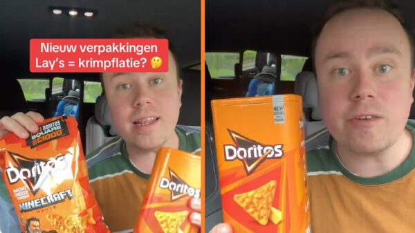 nieuwe lays verpakking krimpflatie