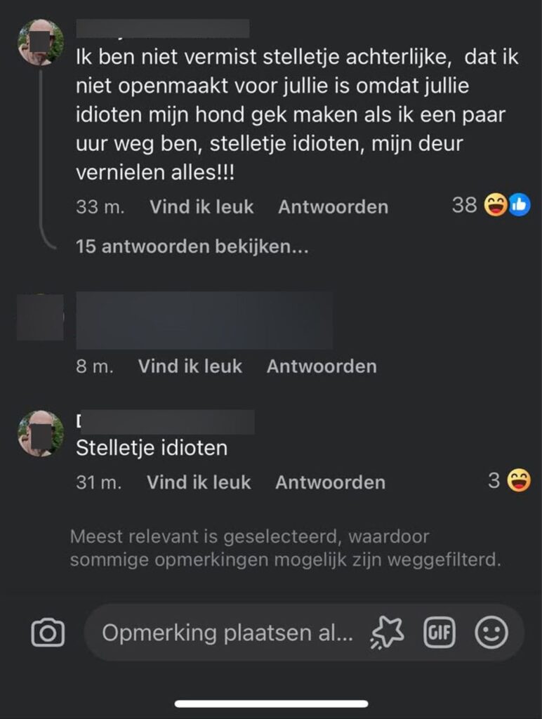 Opsporingsbericht van politie