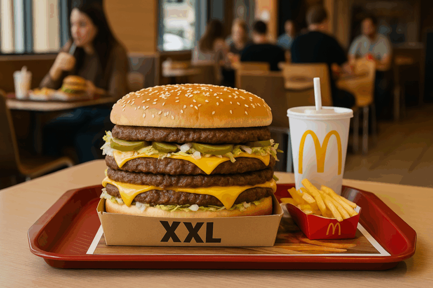 McDonald's XXL burger