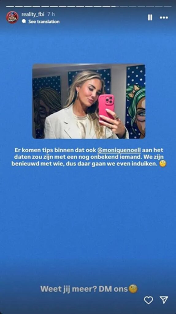 Monique Westenberg nieuwe liefde