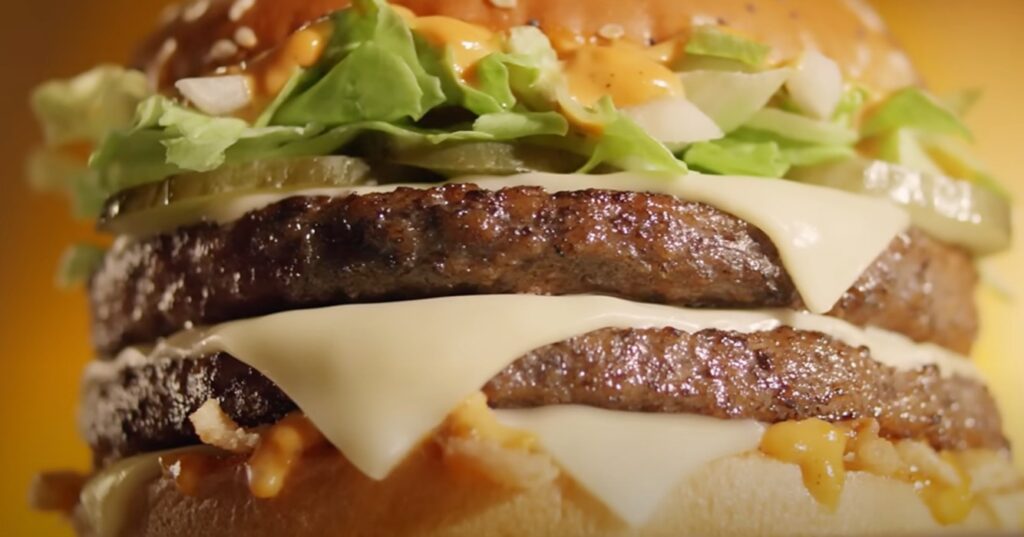 McDonald's XXL burger