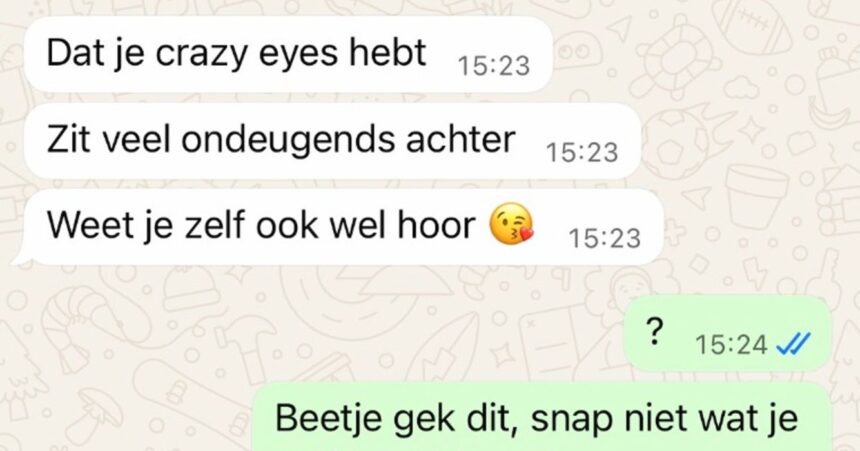 mislukte flirtpoging