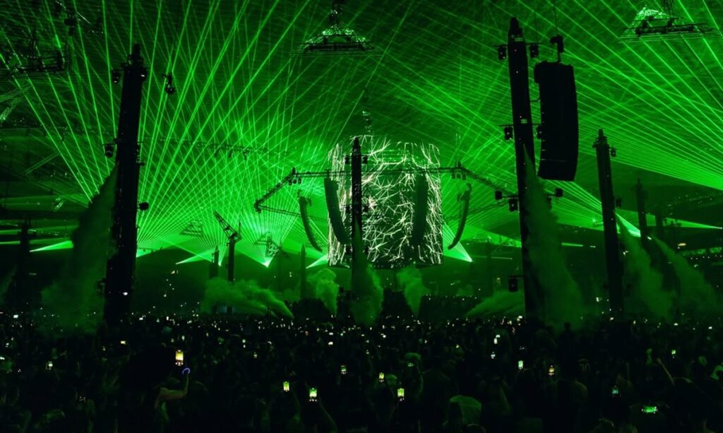 grootste lasershow ooit