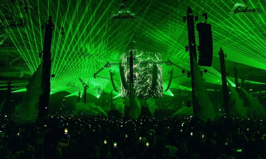 grootste lasershow ooit