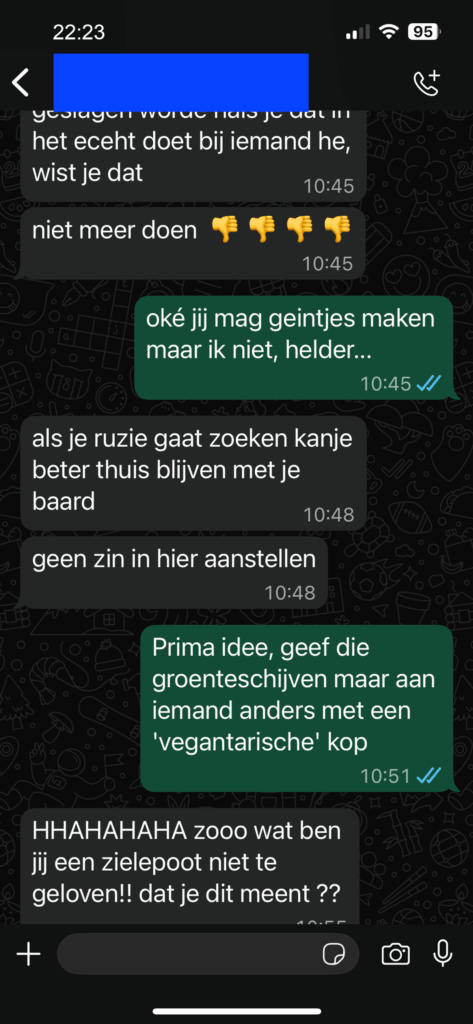 Niet al te sympathieke dame van buurthuis-bbq zoekt ruzie met collega