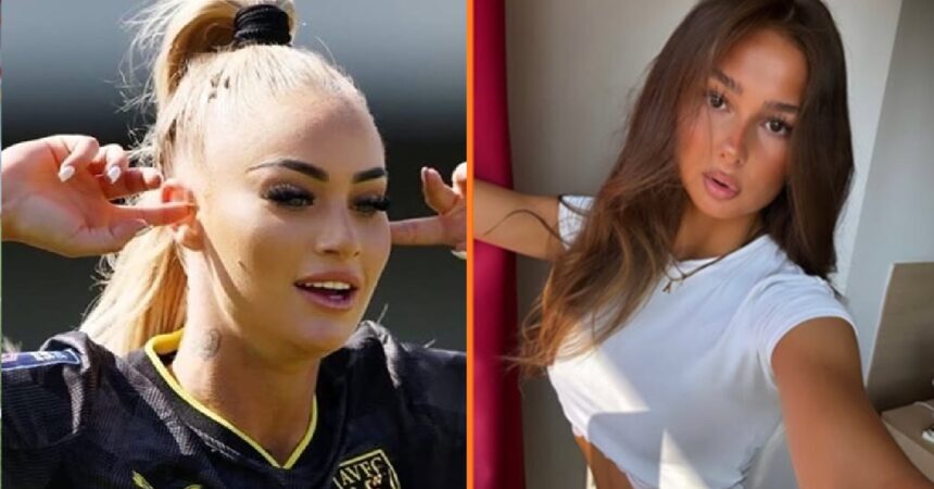 Zwitserse 'mooiste voetbalster ter wereld' van de troon gestoten door Zweedse spits