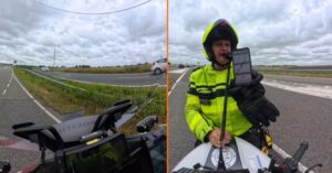Motoragent gaat viral met 'even een grapje tussendoor': 'Geweldig!'