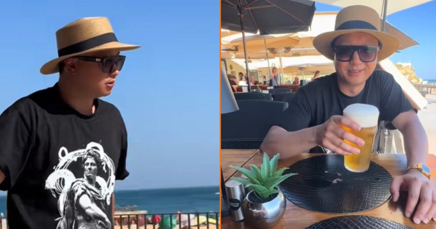 Peter Gillis op vakantie