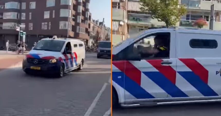 Hilarische video van agenten die lol maken in politiebusje gaat knetterviral: 'Ik ga stuk!'