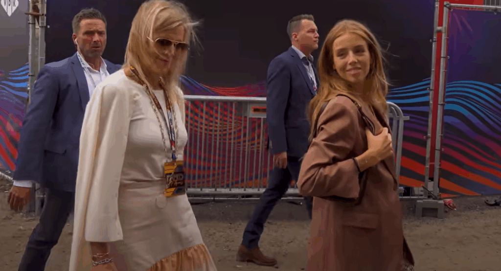 prinses Alexia bij GP van Zandvoort