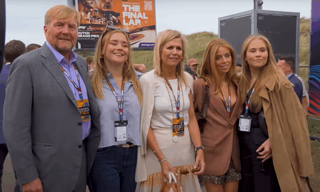 prinses Alexia bij GP van Zandvoort
