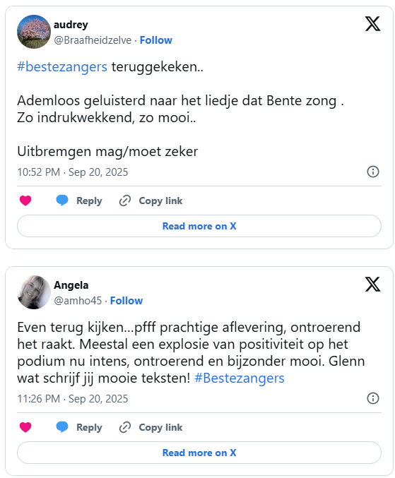 De beste zangers Typhonn Bente