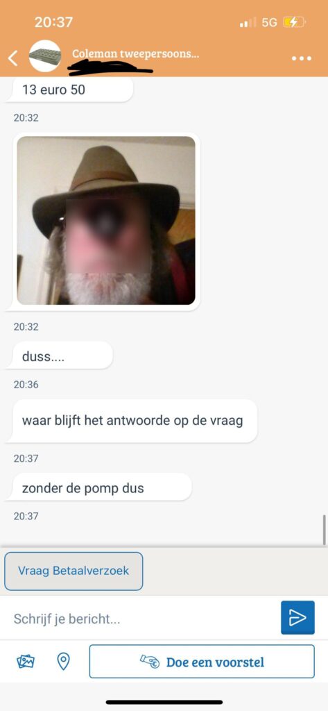 Luchtbed op Marktplaats